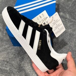 Adidas Gazelle Black and White Classic Sneakers